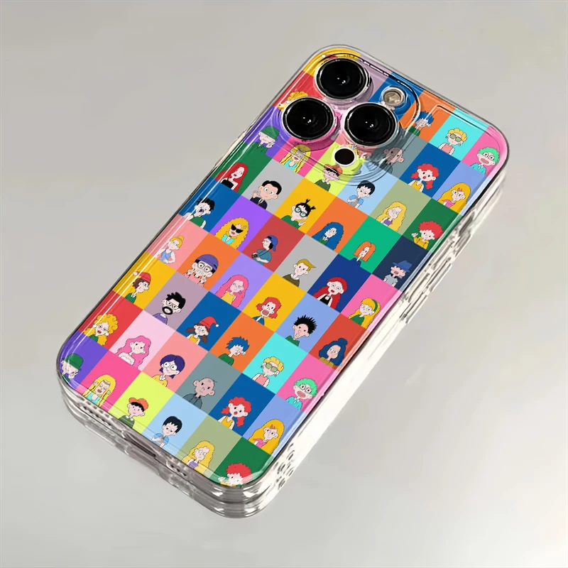 彩色波普小人适用苹果iPhone16小米15pro华为p70手机壳14太空软MT