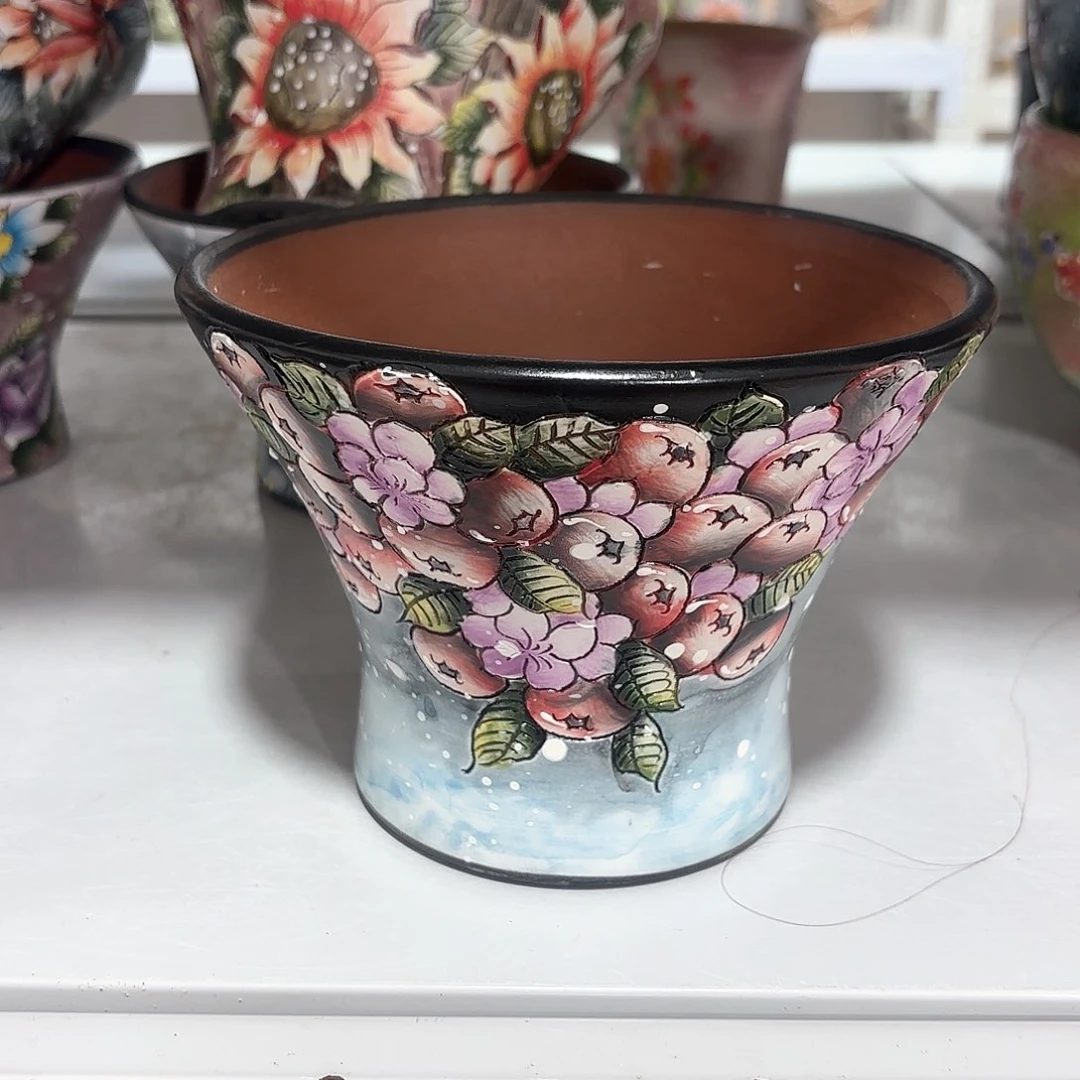 紫砂花盆䒕***?手工花盆默认微瑕