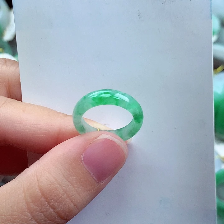 翡翠未镶嵌戒指9号