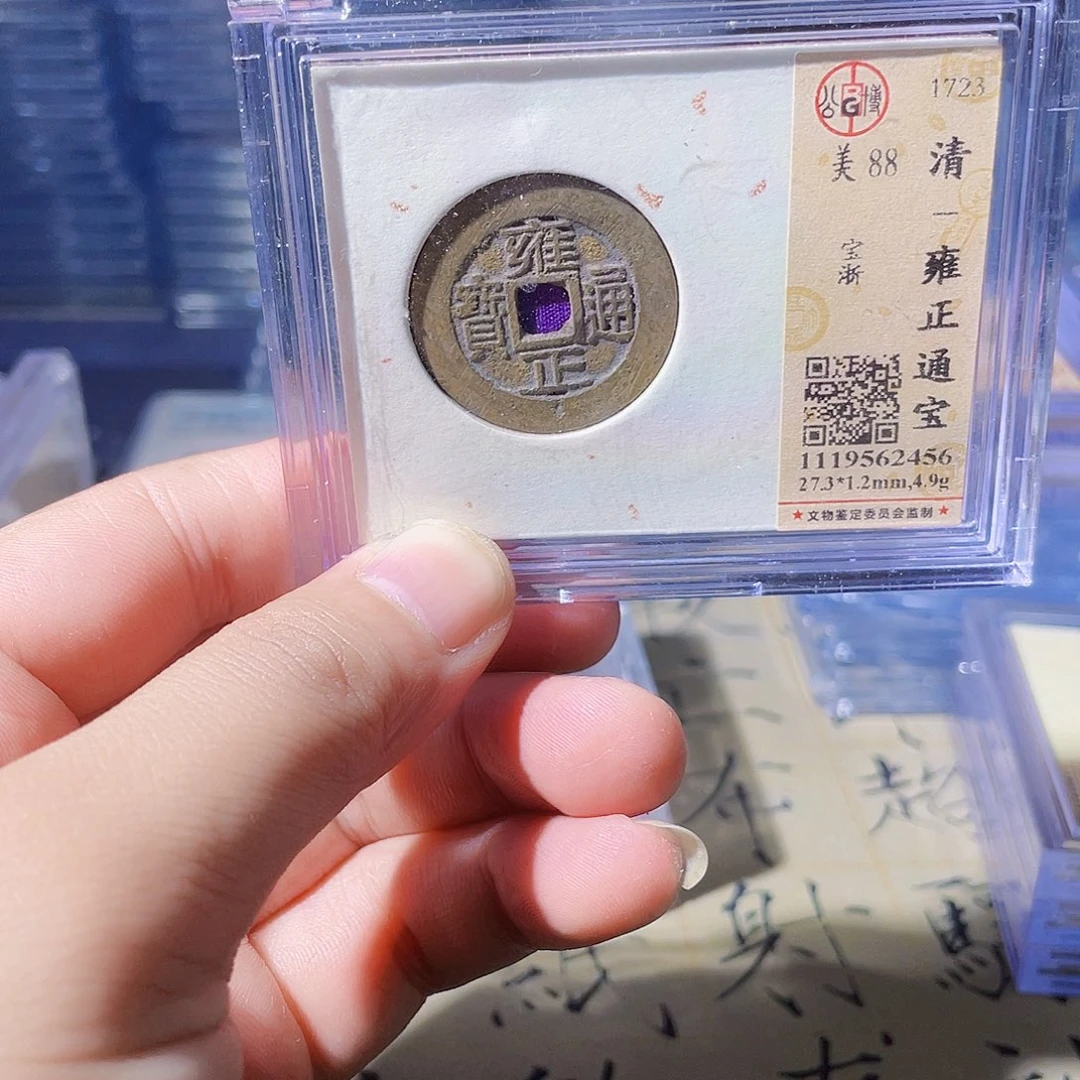 小***命铜波。雍正通宝。2456