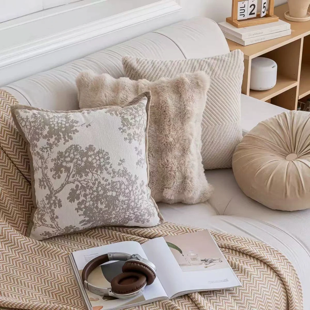 简约现代轻奢抱枕组合自行搭配直播选款联系客服备注