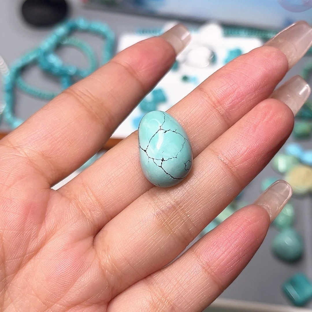 绿松石未镶嵌珠宝半成品