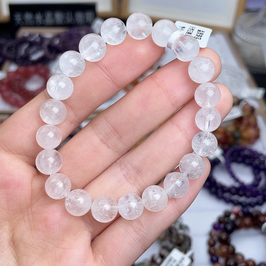 水晶未镶嵌手串天然
