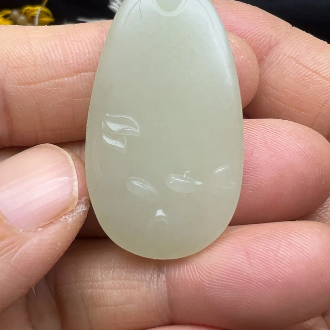 和田玉（糖玉）未镶嵌吊坠(不含链)