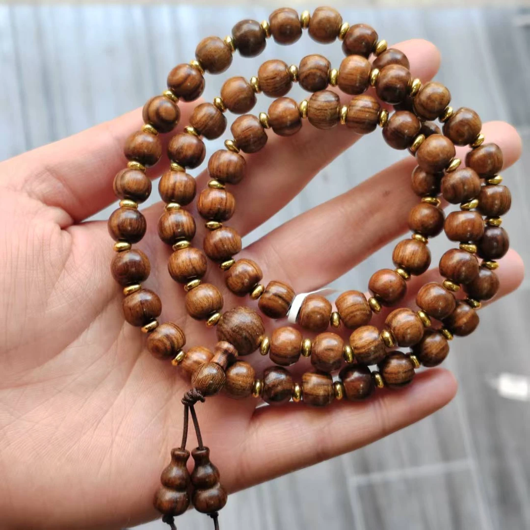 海南花梨三圈手串男女款卡10 219（无礼盒）