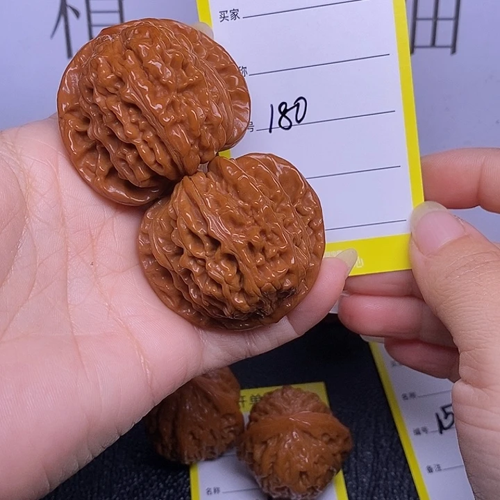 文玩核桃把件180/44四座楼