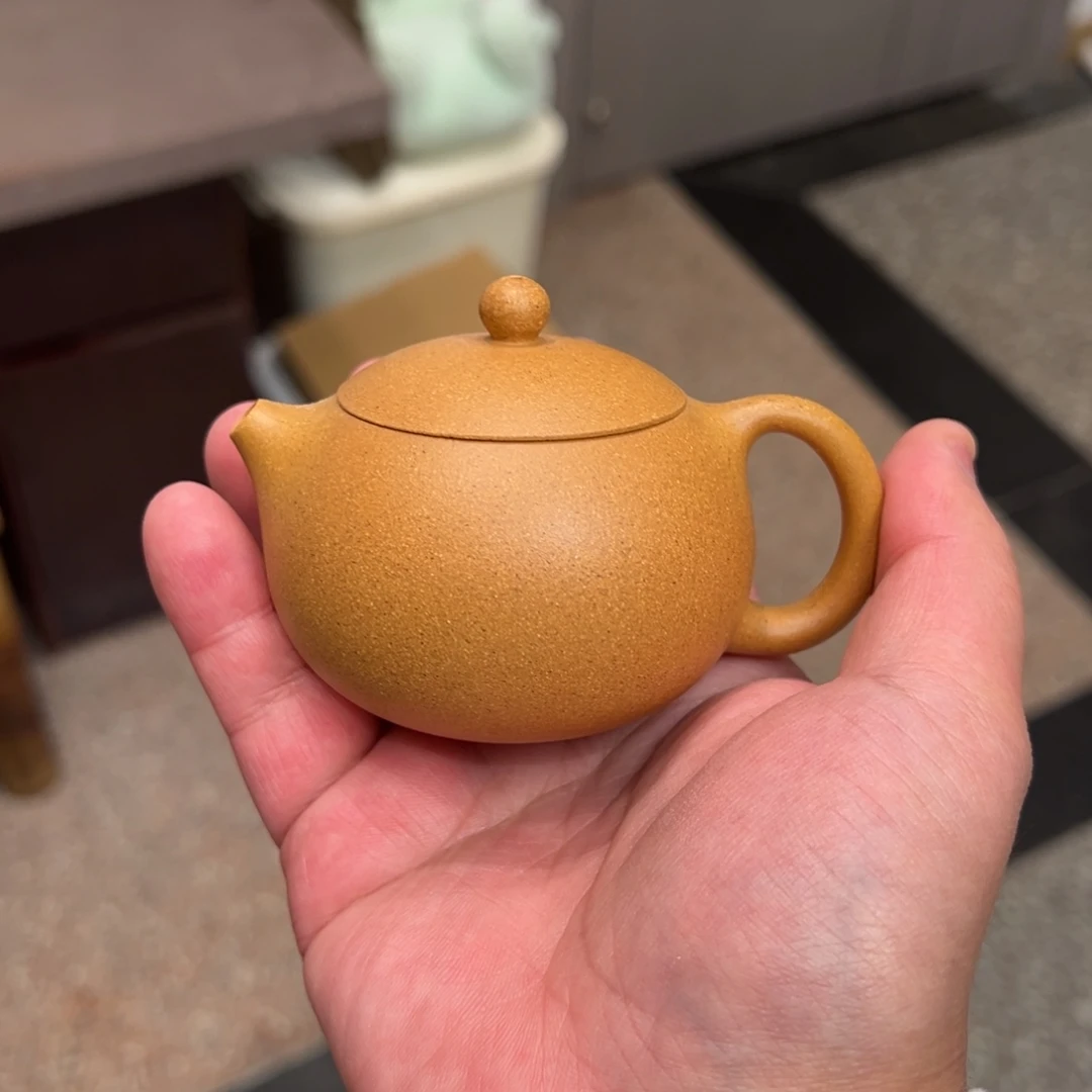 茶壶紫砂瑕疵110cc黄金段西施