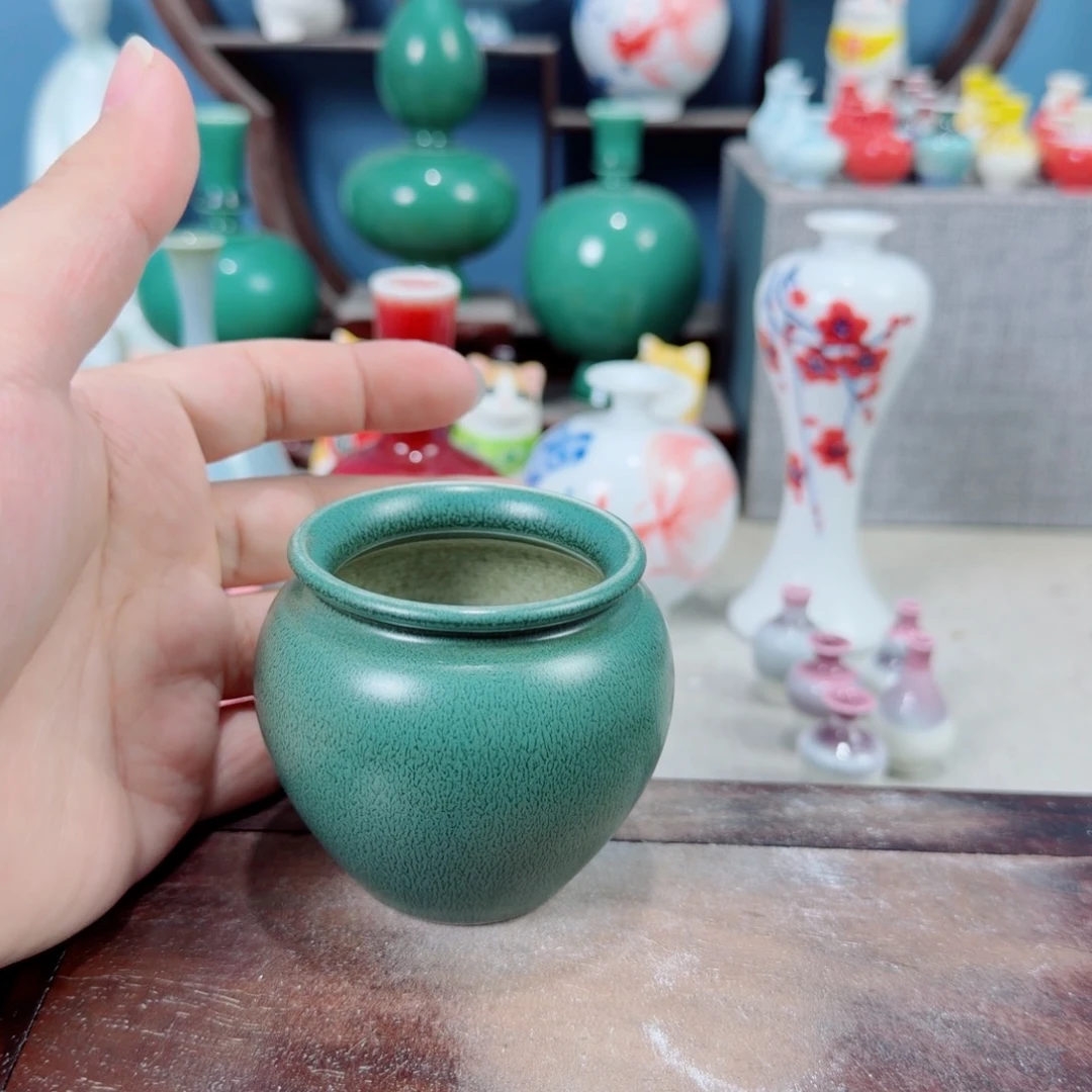 陶瓷手工小花器摆件