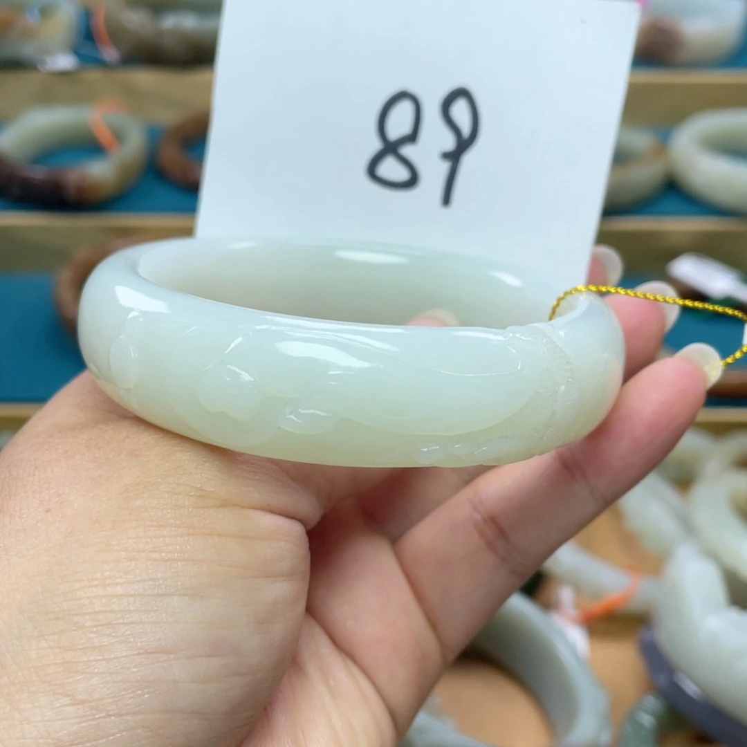 未镶嵌手镯和田玉圈口60