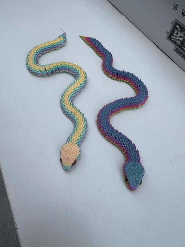 儿童30cm3D打印蛇10个