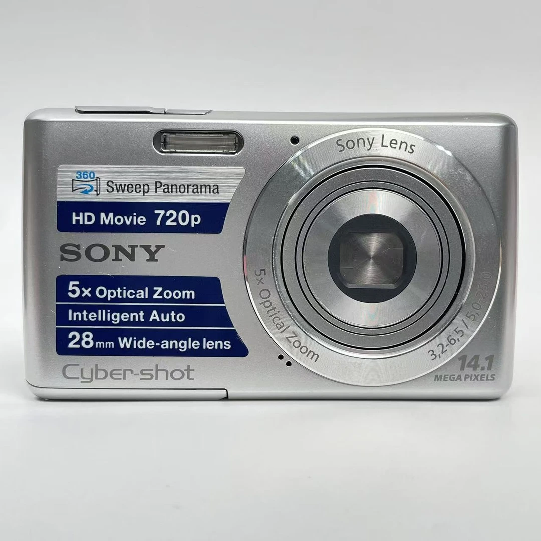 95新 Sony/索尼 w620银色1410万像素5倍变焦复古ccd