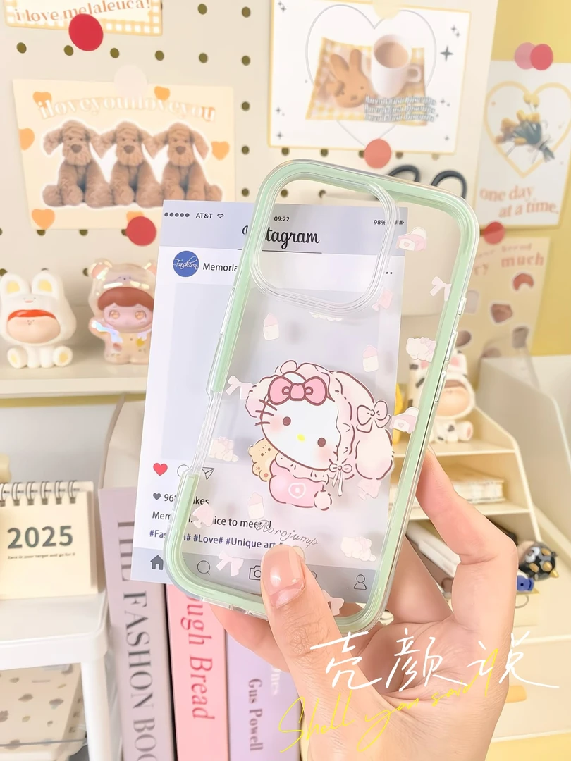 【奶瓶粉衣kt】适用苹果16promax手机壳iphone15女14/13/12/11