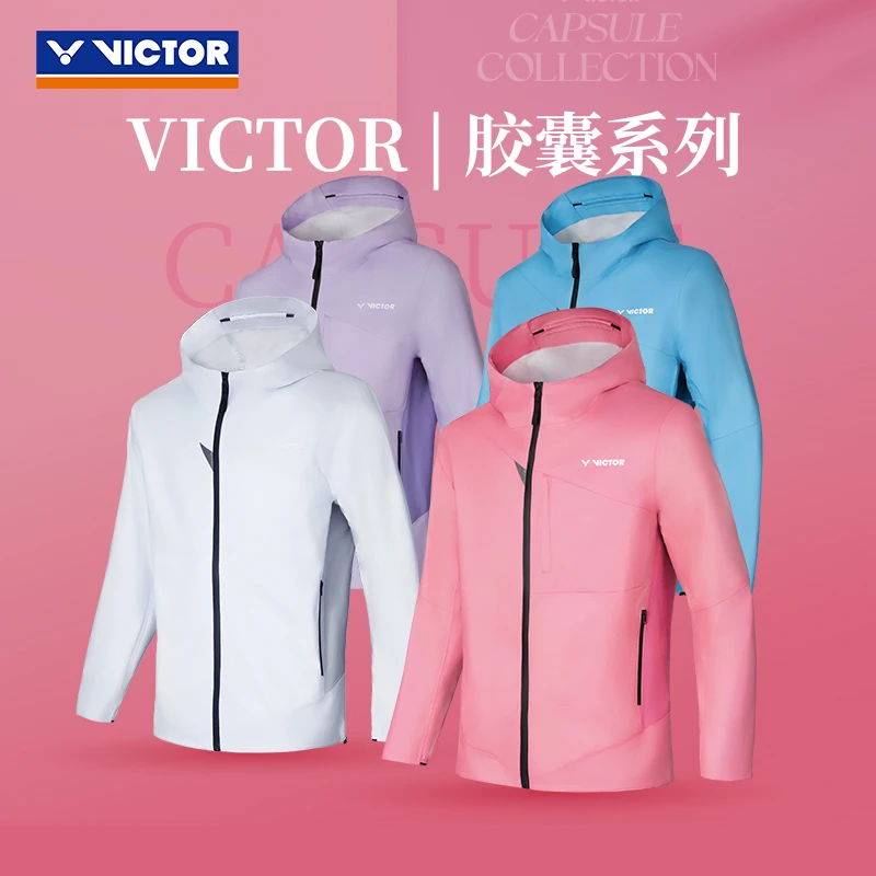 VICTOR/威克多羽毛球服胶囊系列商品 梭织风衣外套 J-504CPS