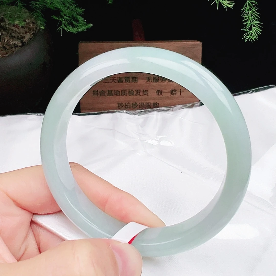 翡翠未镶嵌手镯b0627-1