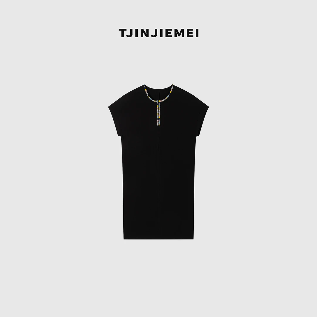 T井姐妹【夕影】气质休闲显瘦轻奢百搭连衣裙LYQ2506-TJ338