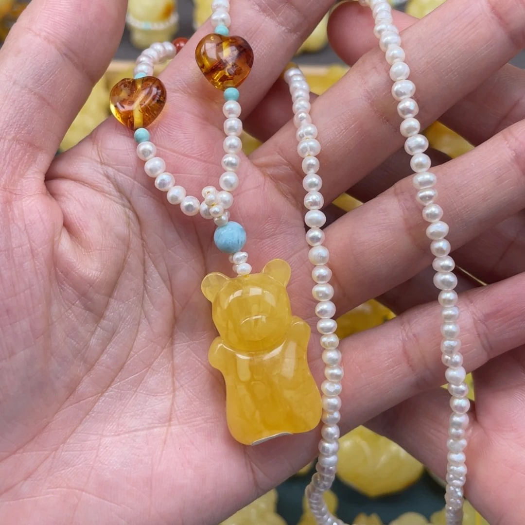 裸石琥珀未镶嵌蜜蜡