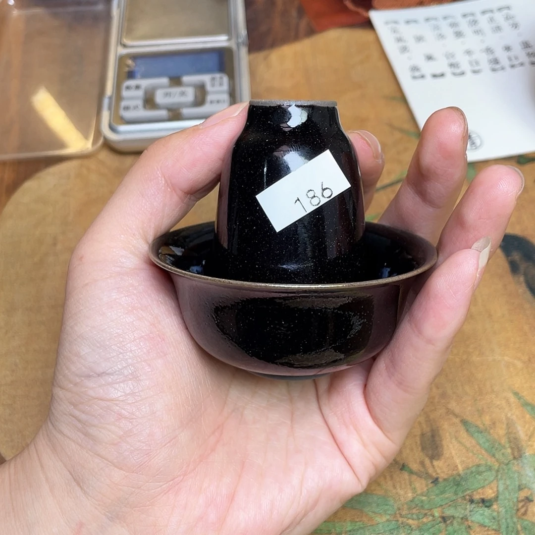 茶盏186 福临号建盏柴烧薄胎