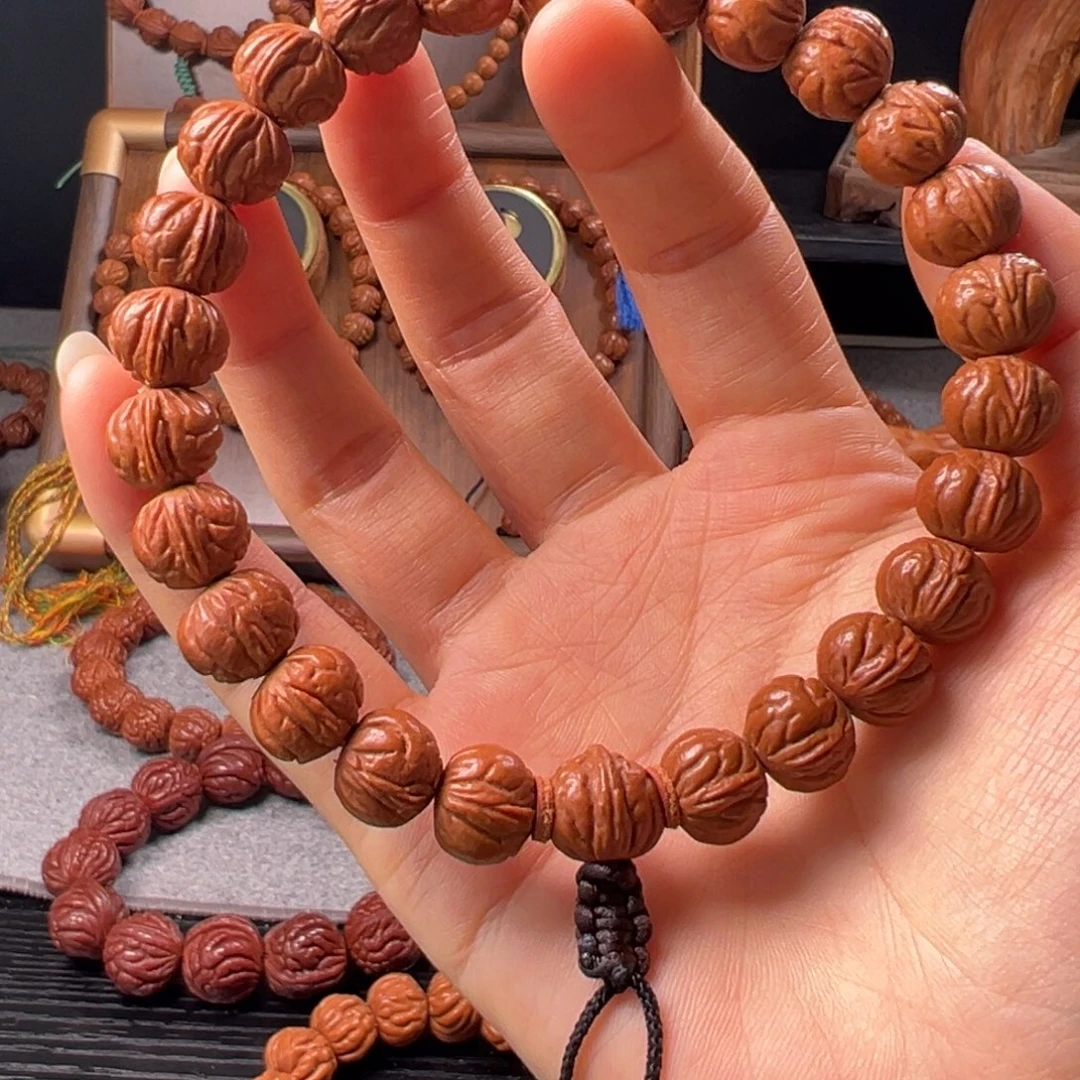 桃核吊坠11野生玉麒麟