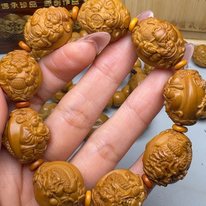 手串/手链橄榄核九龙财神