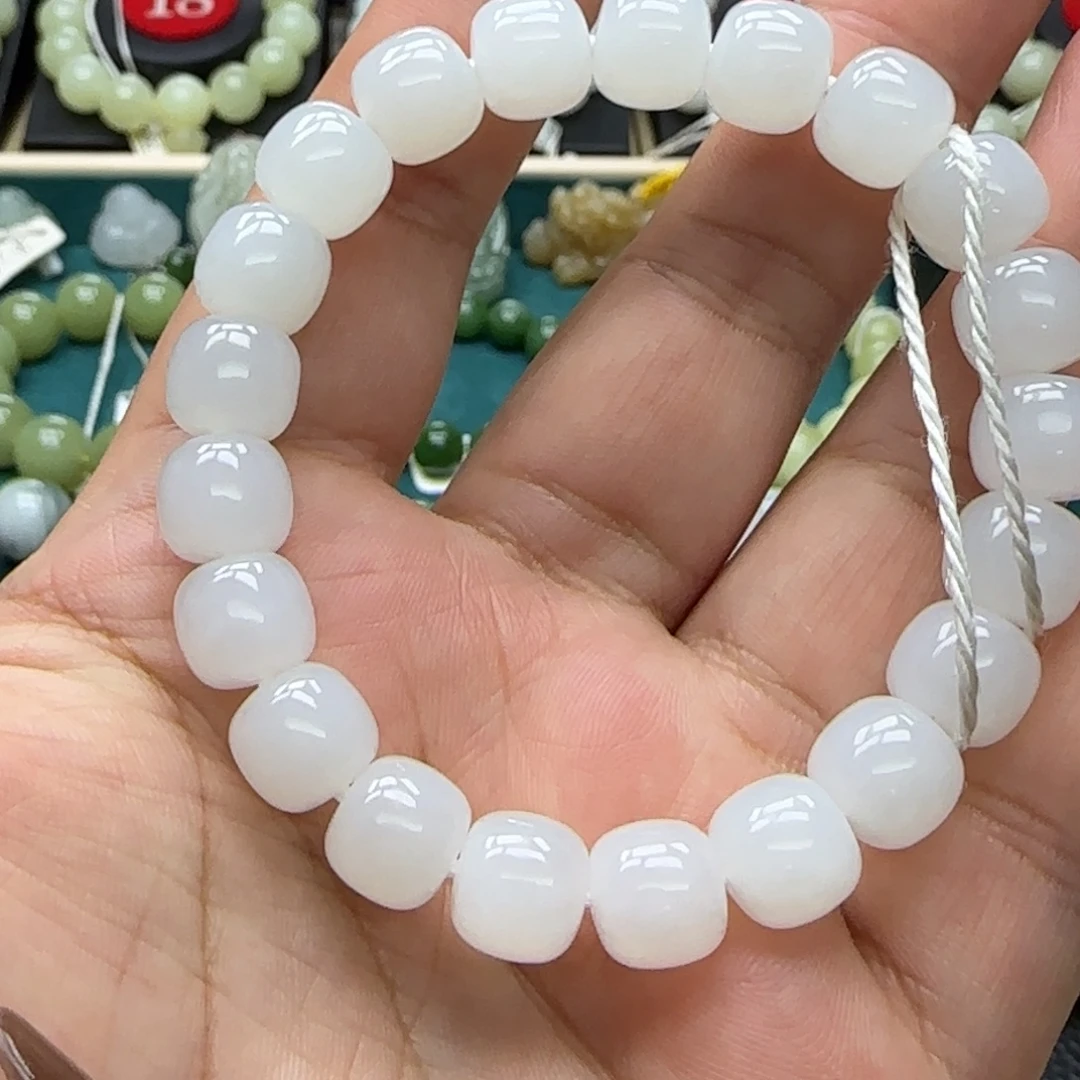 和田玉未镶嵌手链10