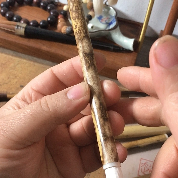 核桃手串/手链梅鹿纯羊毫