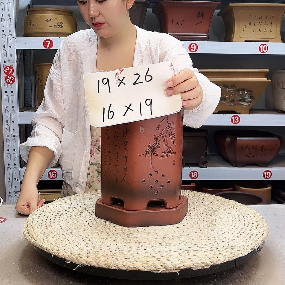 紫砂花盆紫砂花盆