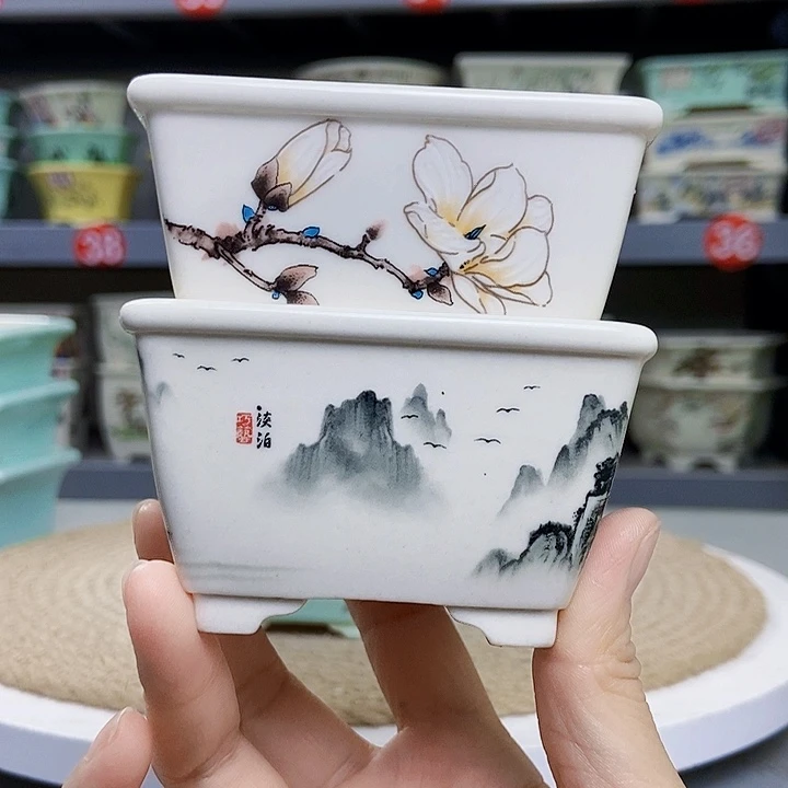 紫砂花瓶紫砂花盆