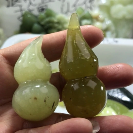 岫玉未镶嵌手把小手把