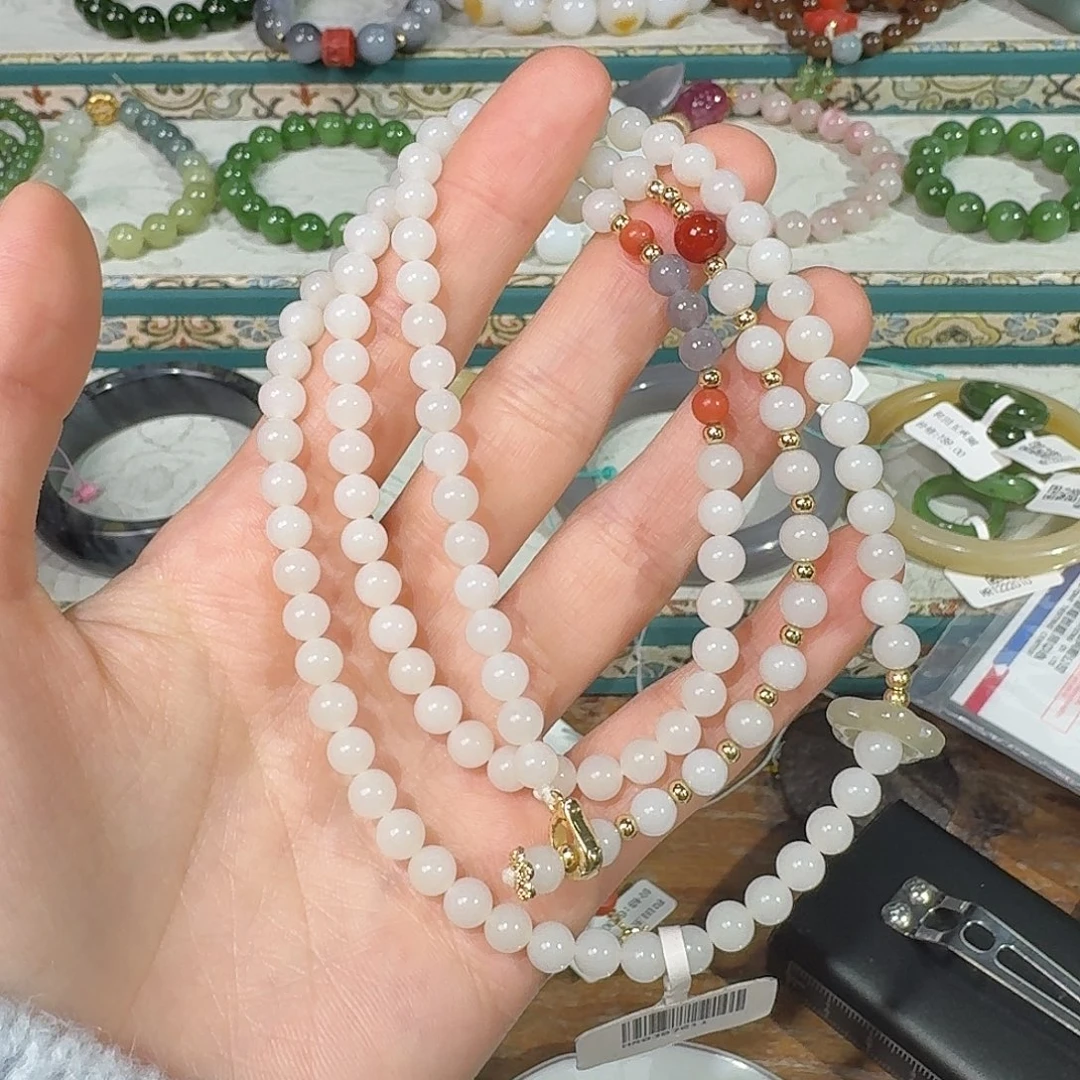 和田玉未镶嵌手链