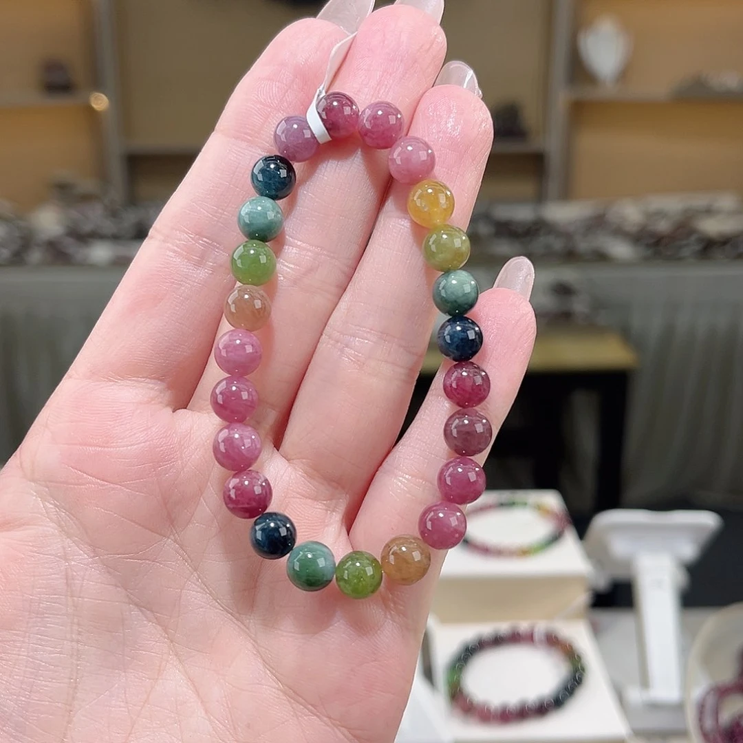 碧玺多样性发一件7mm未镶嵌