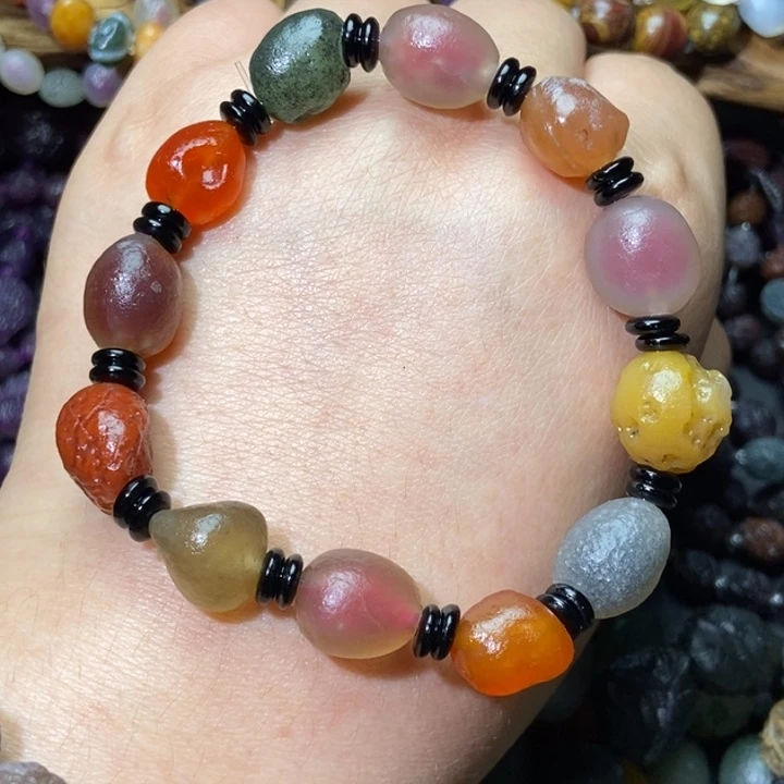 玛瑙/玉髓合金手链