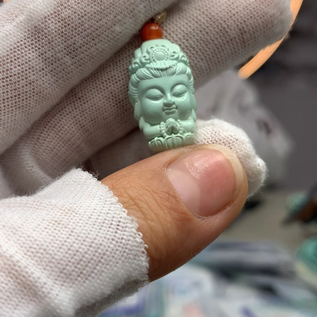 绿松石挂件未镶嵌