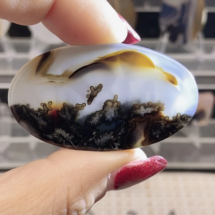 玛瑙/玉髓未镶嵌颈饰