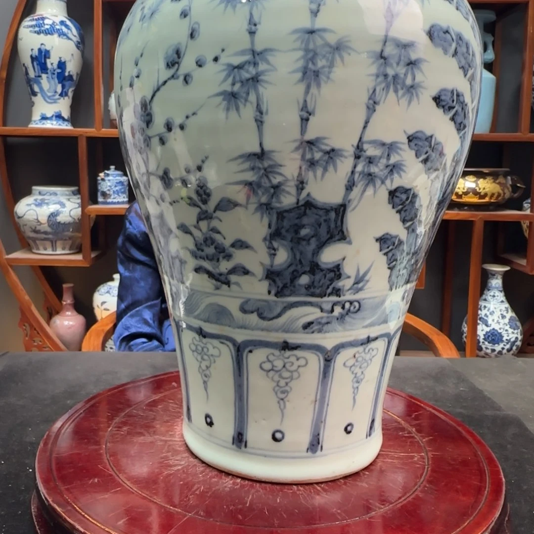 陶瓷无盖款马**功瓷器瓷器瓷器