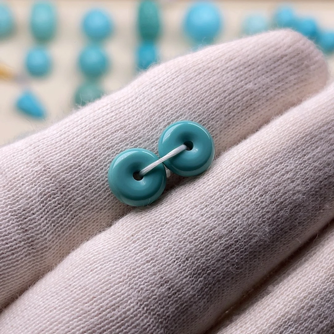 绿松石未镶嵌珠宝半成品