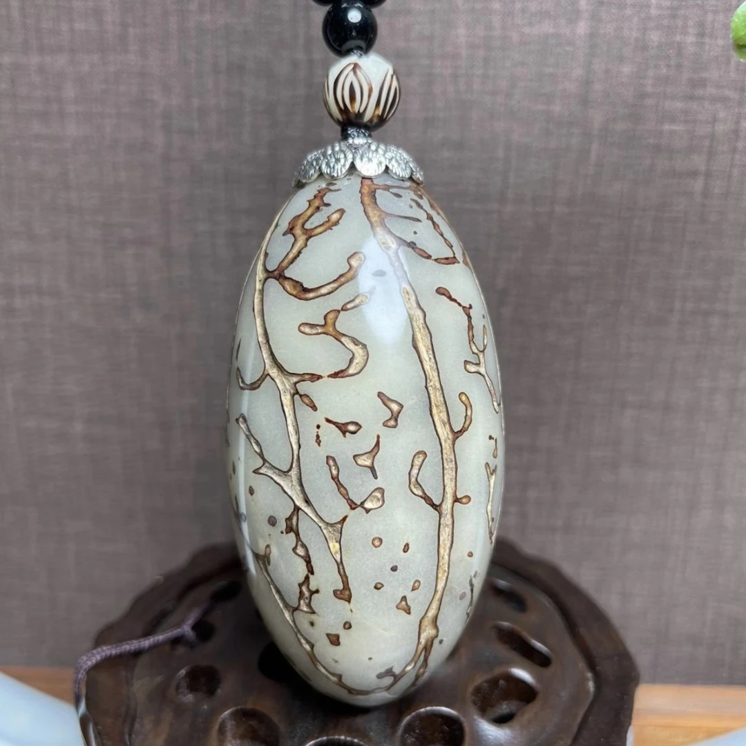 【福利】精品现开现磨天然木质千眼原果包穿绳配饰
