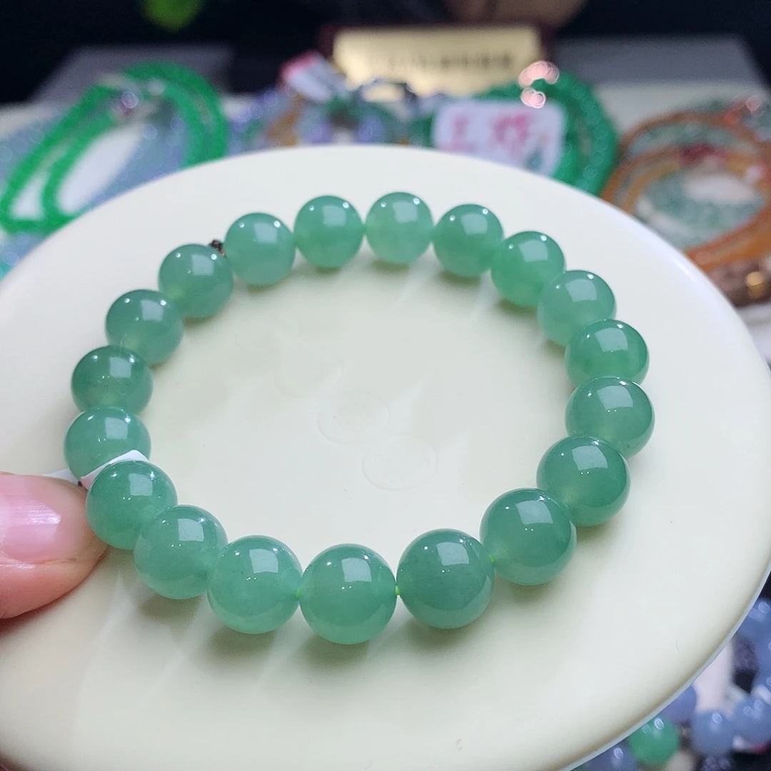 未镶嵌手串翡翠卡10mm