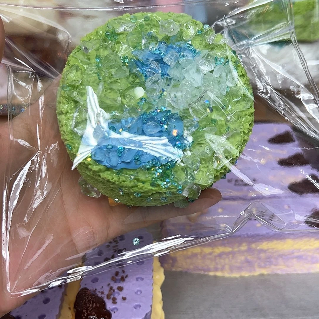 硅胶碎冰冰大号地球色圆吐司295g