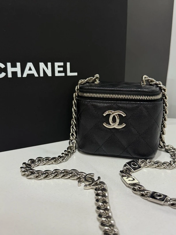 99新 Chanel/香奈儿 22S珐琅盒子包/31开10cm/JJ5062706