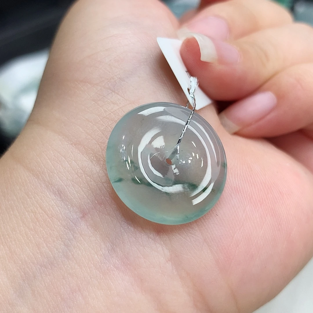 翡翠未镶嵌胸饰翡翠35，20.8/4.3