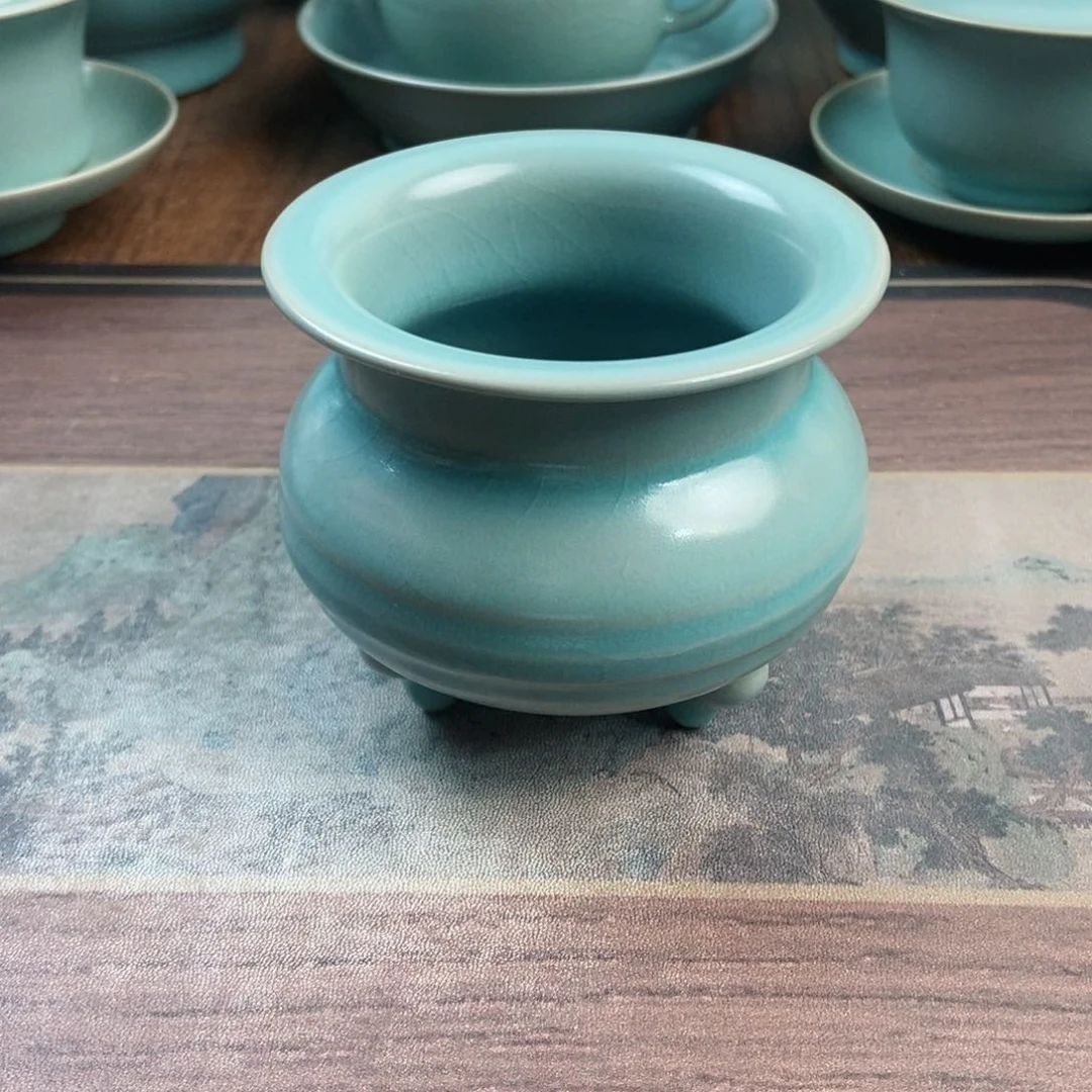 摆件瓷原产地原矿汝瓷～茶器