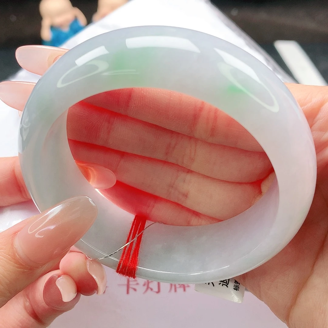 未镶嵌手镯翡翠58圈