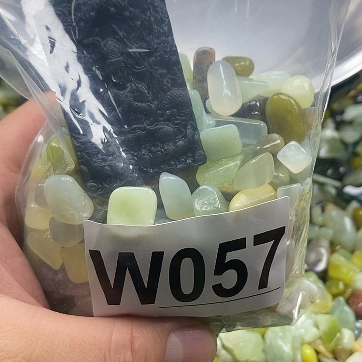 未镶嵌蛇纹石玉鱼缸石