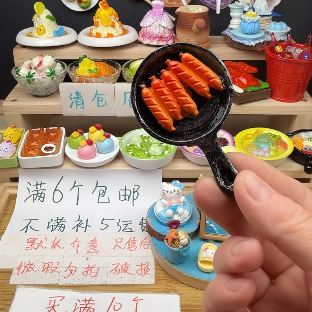 树脂食玩冰箱贴凭开箱视频售后