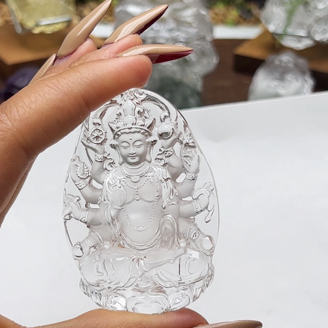 石***河未镶嵌水晶颈饰水晶