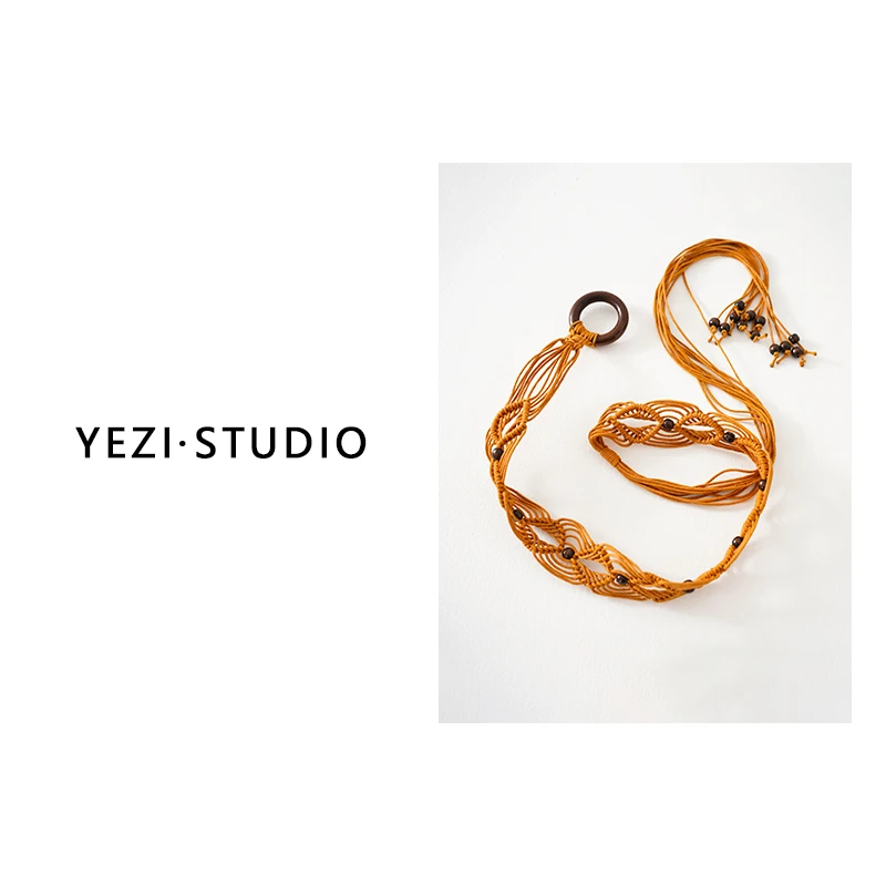 【编织美学】波西米亚民族风复古编织绳腰带25148010