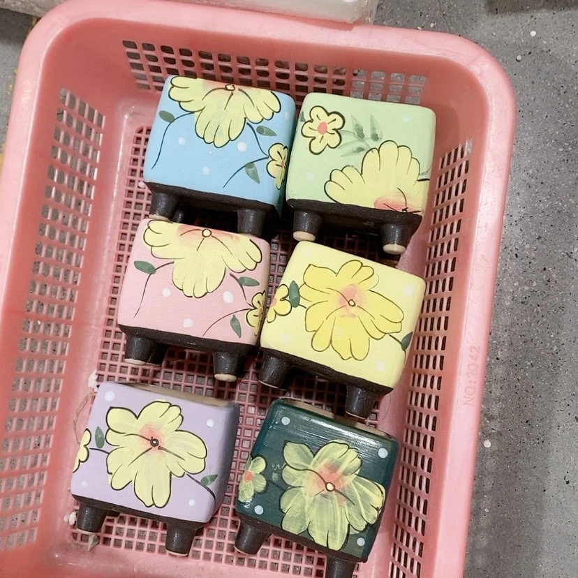 【闪购商品】红陶陶瓷花盆，多肉花盆