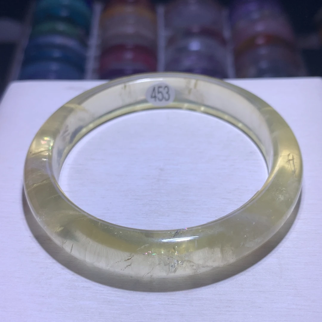 银S925镶嵌手镯水晶黄水63.1圈463