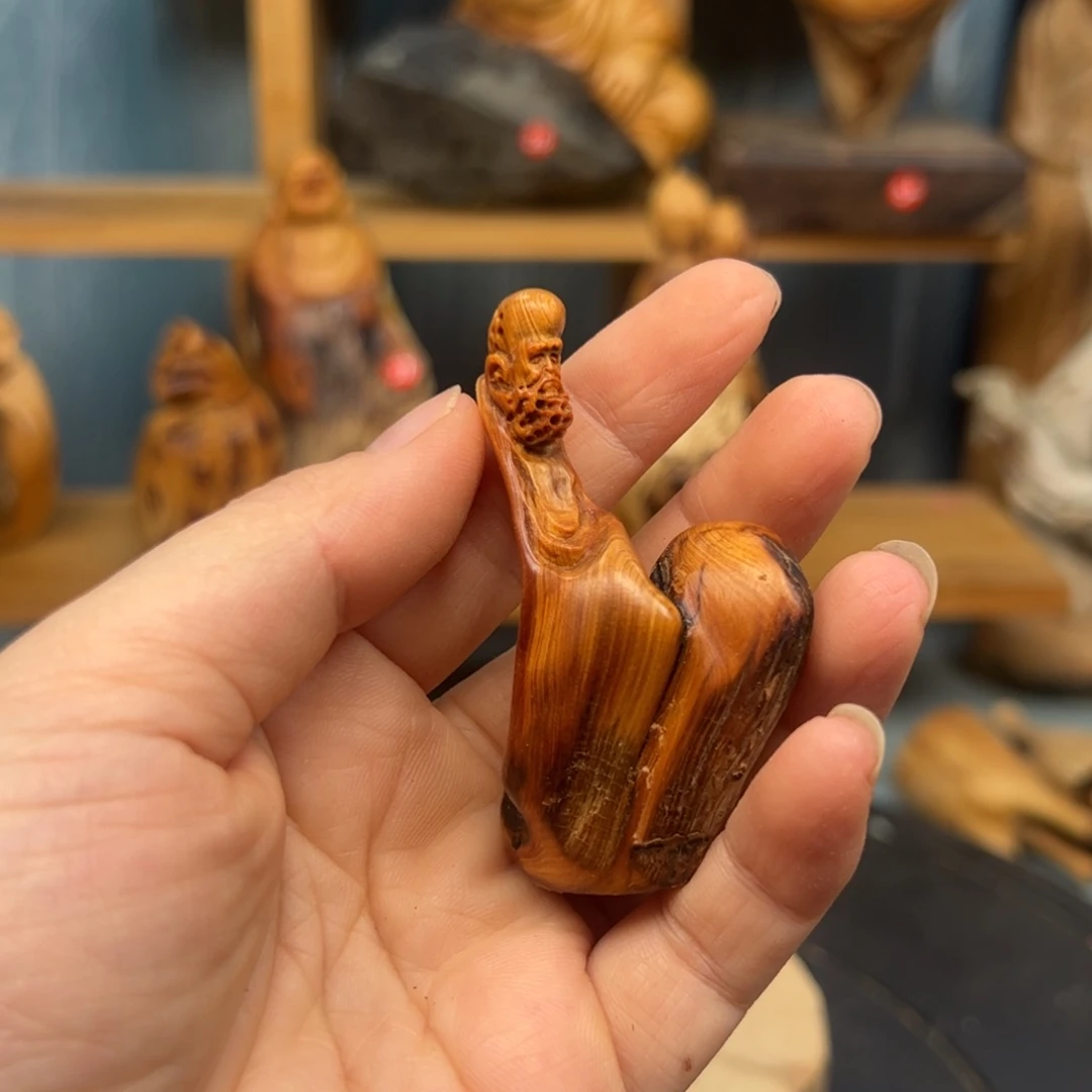 木龙***！崖柏木摆件手把件