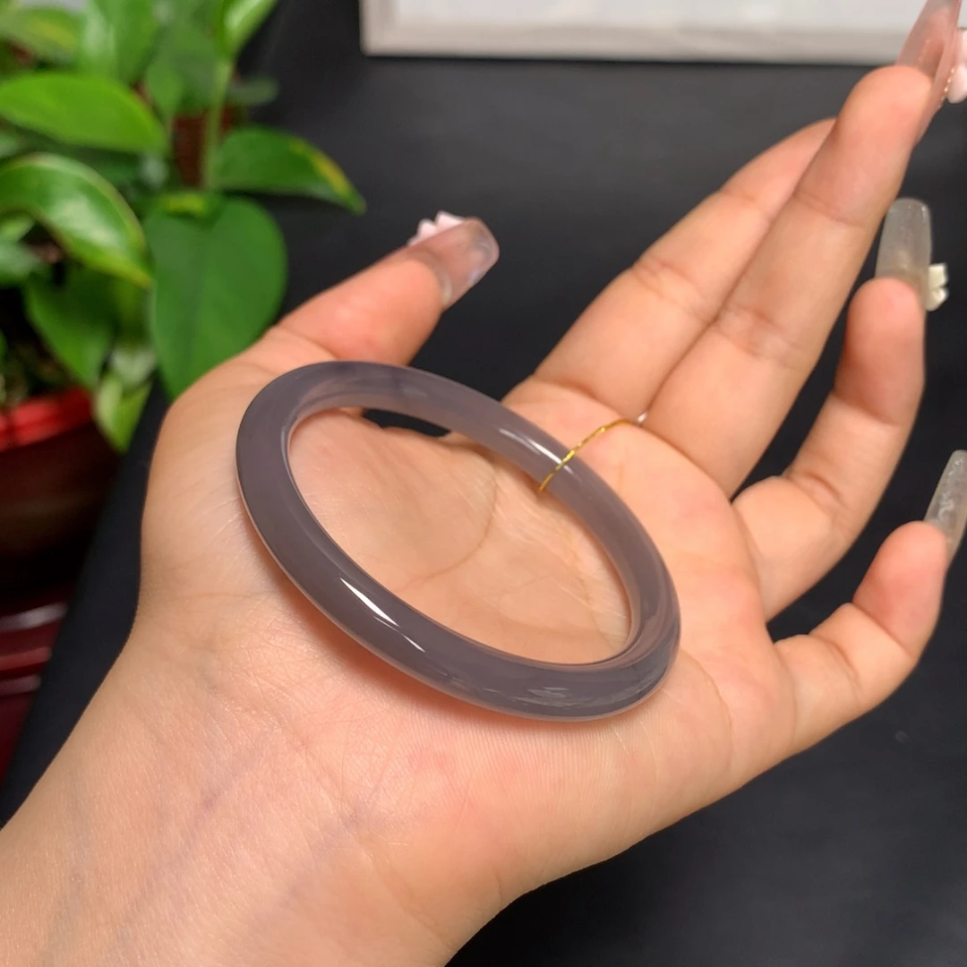 和田玉手镯未镶嵌此***褚51